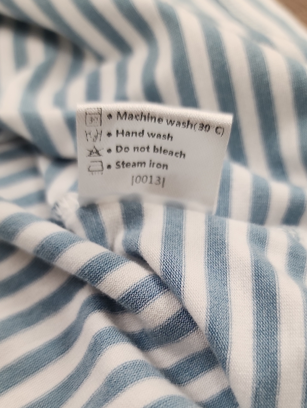 Merokeety Blue White Striped Tie Waist Midi Dress Size XL - Picture 10 of 10